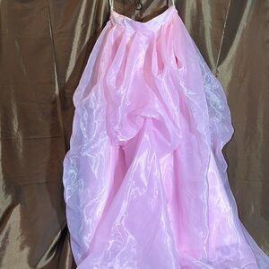 Light in the Box Pink Skirt Full Length (Good for prom)